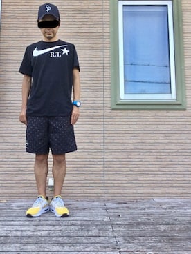 「F.C.R.B.（エフシーアールビー）のアイテム（アンダーウェア）」を使った、max190さん（メンズ・170cm）の夏コーディネート