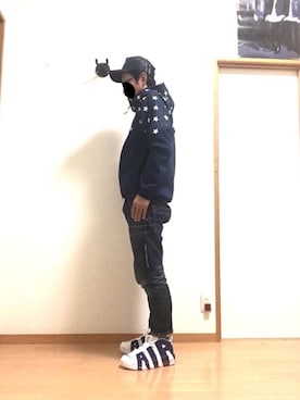 「F.C.R.B.（エフシーアールビー）のアイテム（キャップ）」を使った、max190さん（メンズ・170cm）の冬コーディネート