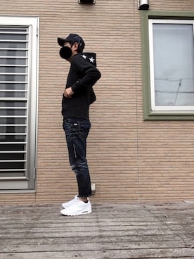 「F.C.R.B.（エフシーアールビー）のアイテム（キャップ）」を使った、max190さん（メンズ・170cm）の春コーディネート