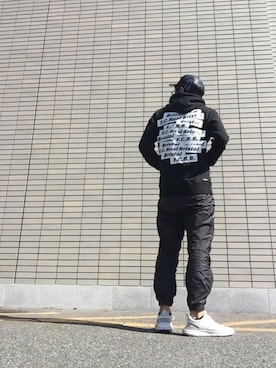 「F.C.R.B.（エフシーアールビー）のアイテム（キャップ）」を使った、max190さん（メンズ・170cm）の春コーディネート