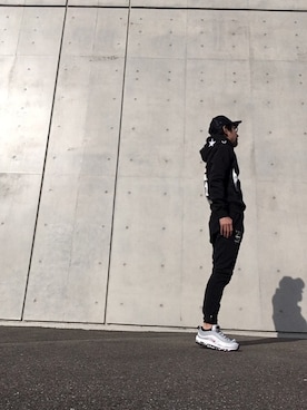 「F.C.R.B.（エフシーアールビー）のアイテム（キャップ）」を使った、max190さん（メンズ・170cm）の春コーディネート