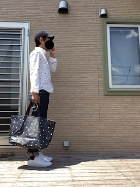 「fragment design（フラグメントデザイン）のアイテム（パンツ）」を使った、max190さん（メンズ・170cm）の春コーディネート