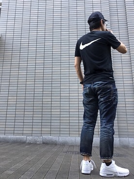 「F.C.R.B.（エフシーアールビー）のアイテム（帽子）」を使った、max190さん（メンズ・170cm）の夏コーディネート