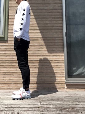「F.C.R.B.（エフシーアールビー）のアイテム（パンツ）」を使った、max190さん（メンズ・170cm）の春コーディネート