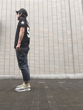 「F.C.R.B.（エフシーアールビー）のアイテム（トップス）」を使った、max190さん（メンズ・170cm）の秋コーディネート