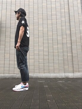 「F.C.R.B.（エフシーアールビー）のアイテム（トップス）」を使った、max190さん（メンズ・170cm）の秋コーディネート