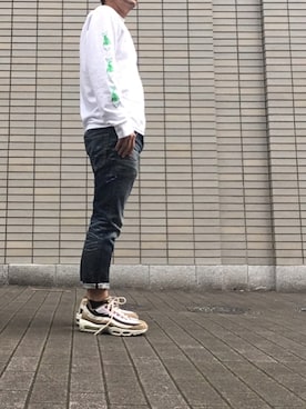 「F.C.R.B.（エフシーアールビー）のアイテム（パンツ）」を使った、max190さん（メンズ・170cm）の秋コーディネート