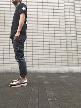 パープル系のアイテムを使った Airmax1 のメンズ人気ファッションコーディネート Wear