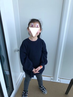 Ada❤R🌈さん（キッズ・122cm）の冬コーディネート