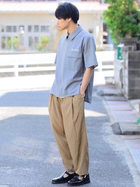 「08sircus（ゼロエイトサーカス）のアイテム（その他）」を使った、あきらさん（メンズ・163cm）の春コーディネート