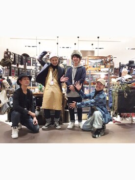 「FACETASM（ファセッタズム）のアイテム（ワンピース/ドレス）」を使った、YUKIYA UENOさん（メンズ・169cm）の冬コーディネート