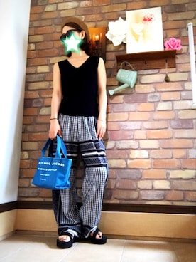 「トゥデイフル(TODAYFUL)」｜Hi_kaさん（レディース・160cm）の夏コーディネート