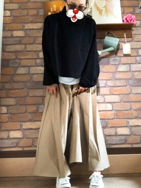 「CONVERSE（コンバース）のCONVERSE コンバース ジャック パーセル / JACK PURCEL（スニーカー）」を使った、Hi_kaさん（レディース・160cm）の秋コーディネート