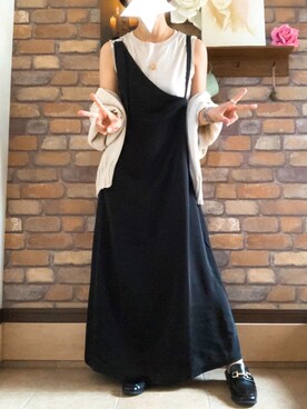 「OZOC（オゾック）のアイテム（その他シューズ）」を使った、Hi_kaさん（レディース・160cm）の秋コーディネート