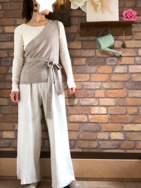 「カッターシューズ」｜Hi_kaさん（レディース・160cm）の春コーディネート