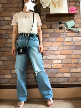 「moussyコーデ」｜Hi_kaさん（レディース・160cm）の夏コーディネート