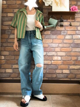 「moussyコーデ」｜Hi_kaさん（レディース・160cm）の夏コーディネート
