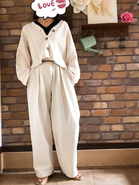 「attrayant（アティロン）のアイテム」を使った、Hi_kaさん（レディース・160cm）の春コーディネート