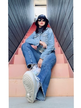 「UNIQLO（ユニクロ）のエクストラファインメリノリブタートルネックセーター（長袖）（ニット/セーター）」を使った、Hanui90sさん（レディース・163cm）の冬コーディネート