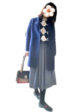 「日常」｜「アイテム（その他シューズ）」を使った、大脸猫皮儿さん（レディース・166cm）の春コーディネート