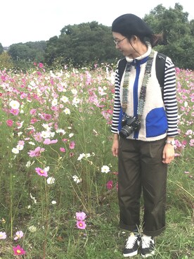 「Daniel Wellington（ダニエルウェリントン）の販売終了クラシックペティット アッシュフィールド32mm（アナログ腕時計）」を使った、kimichan93さん（レディース・161cm）の秋コーディネート