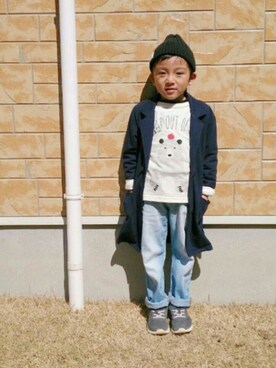 RinRinさん(キッズ・100cm)の冬コーディネート