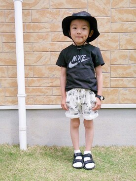 「5歳」｜「アイテム（腕時計）」を使った、RinRinさん（キッズ・110cm）の春コーディネート