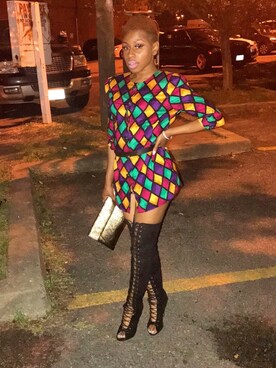 「アイテム（シャツワンピース）」を使った、LaNaeさん（レディース・153cm・20代）の夏コーディネート