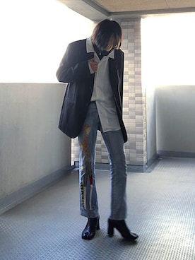 光(こう)✦さん（メンズ・170cm）の冬コーディネート