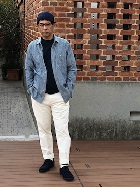 やまじゅんさん（メンズ・170cm）の冬コーディネート