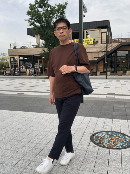 じゅん ユニクロのtシャツ カットソーを使ったコーディネート Wear