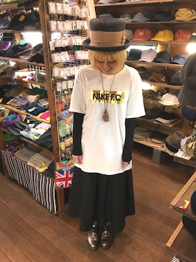 「アイテム（ブーツ）」を使った、いけだめぐみさん（レディース・155cm・30代）の春コーディネート