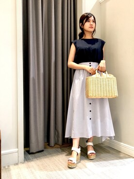 はしもとまゆさん(レディース・155cm)の夏コーディネート