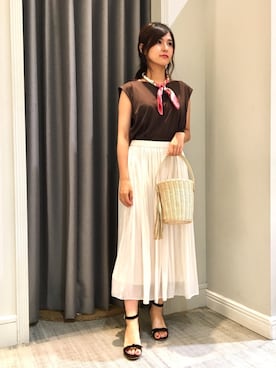 はしもとまゆさん(レディース・155cm)の夏コーディネート