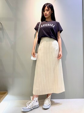 はしもとまゆさん（レディース・155cm）の春コーディネート