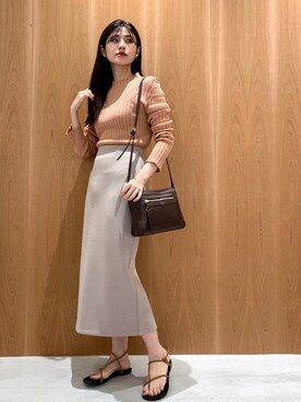 はしもとまゆさん(レディース・155cm)の春コーディネート