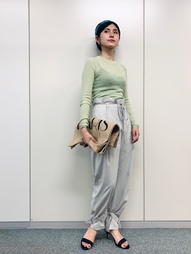 「Rougevif」｜「アイテム（財布/小物）」を使った、はしもとまゆさん（レディース・155cm）の春コーディネート