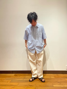 内田貴行さん（メンズ・174cm）の夏コーディネート