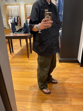 「アーバンリサーチ」｜「アイテム（腕時計）」を使った、内田貴行さん（メンズ・174cm）の夏コーディネート