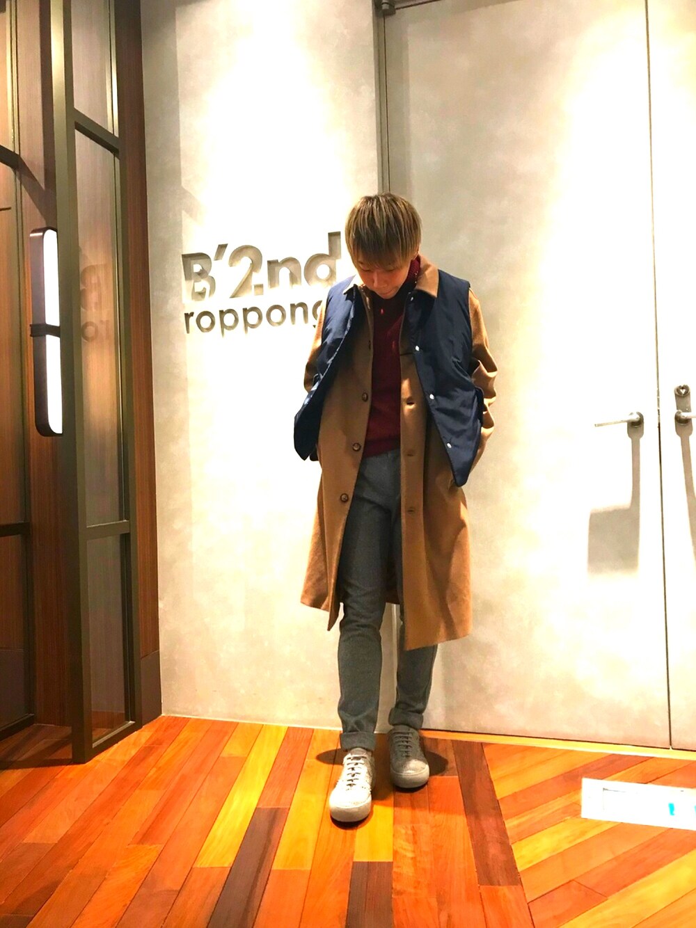 MAISON FLANEUR ステンカラーコート MAISON FLANEURのステンカラーコートを使った人気ファッション