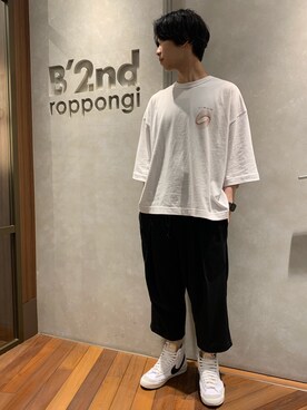 「OURET（オーレット）のアイテム（パンツ）」を使った、_さん（メンズ・175cm）の春コーディネート