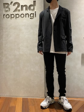 「TAAKK（ターク）のアイテム（ジャケット/アウター）」を使った、_さん（メンズ・175cm）の秋コーディネート