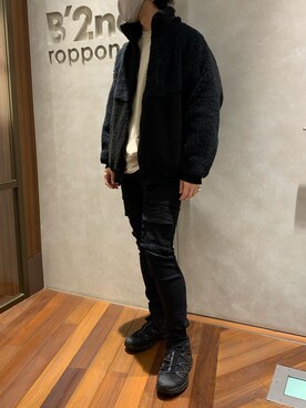 「surt（サート）のSURT（サート）CARGOカーゴパンツ（カーゴパンツ）」を使った、_さん（メンズ・175cm）の秋コーディネート