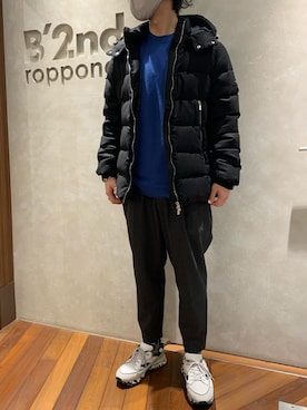 「B'2nd（ビーセカンド）のアイテム」を使った、_さん（メンズ・175cm）の秋コーディネート