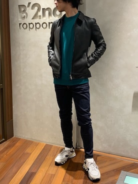 「B'2nd（ビーセカンド）のアイテム」を使った、_さん（メンズ・175cm）の秋コーディネート