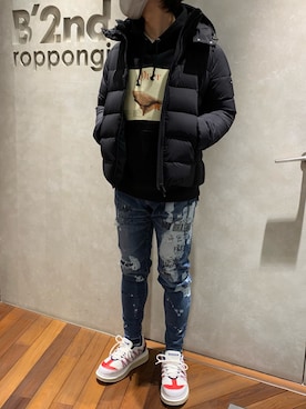 「TATRAS」｜「アイテム（ジャケット/アウター）」を使った、_さん（メンズ・175cm）の冬コーディネート