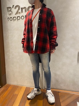 「surt（サート）のアイテム」を使った、_さん（メンズ・175cm）の冬コーディネート