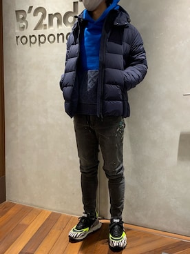 「TATRAS」｜「アイテム（ジャケット/アウター）」を使った、_さん（メンズ・175cm）の冬コーディネート