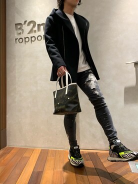 「B'2nd（ビーセカンド）のアイテム」を使った、_さん（メンズ・175cm）の冬コーディネート