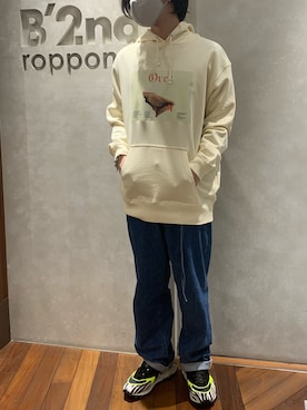 「B'2nd（ビーセカンド）のアイテム（シューズ）」を使った、_さん（メンズ・175cm）の冬コーディネート